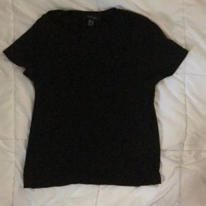 Black high neck shirt